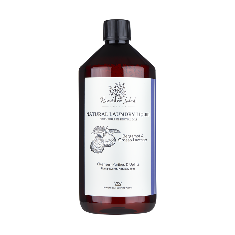 Natural Laundry Liquid – Bergamot & Grosso Lavender - 1000ML