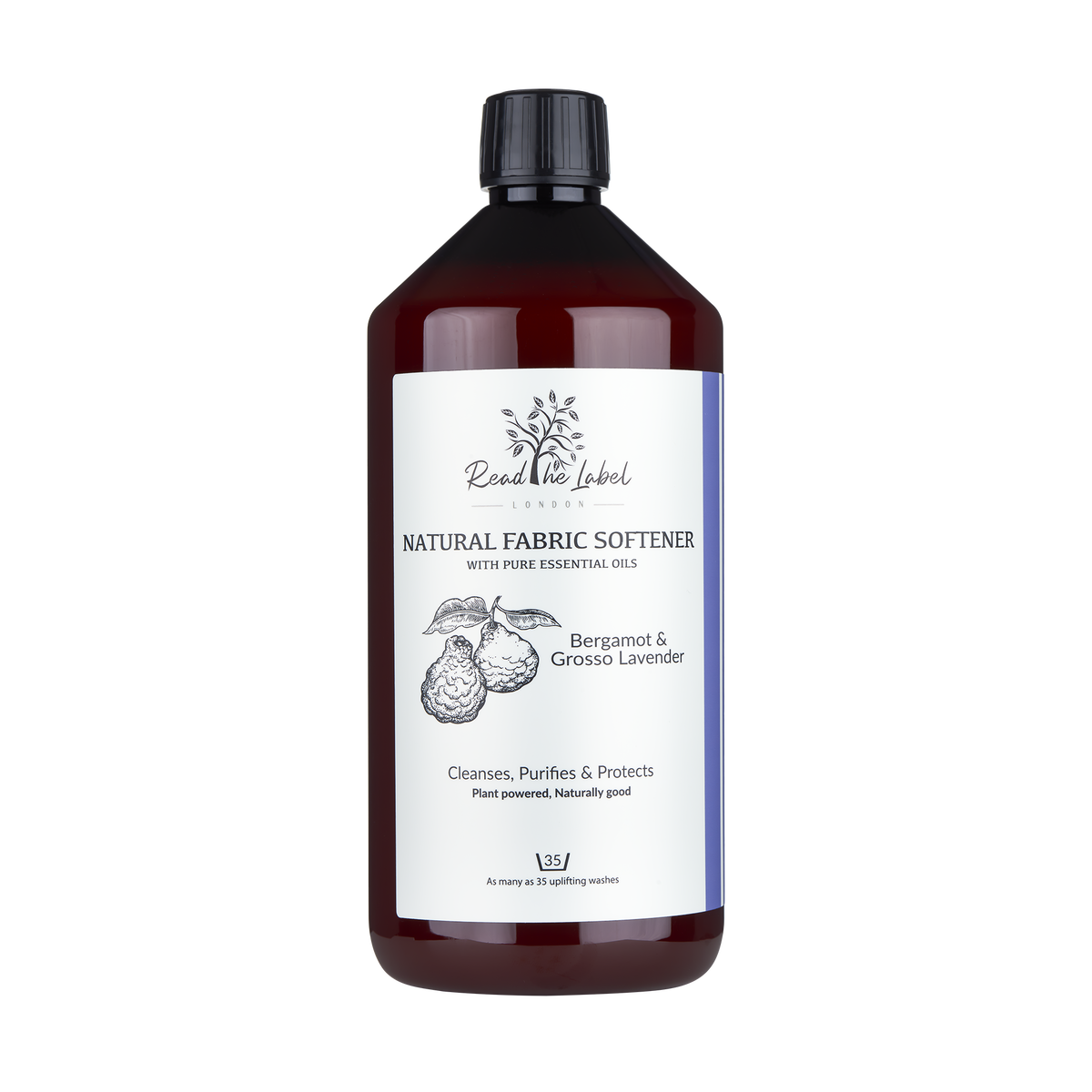 Natural Fabric Softener – Bergamot & Grosso Lavender - 1000ML