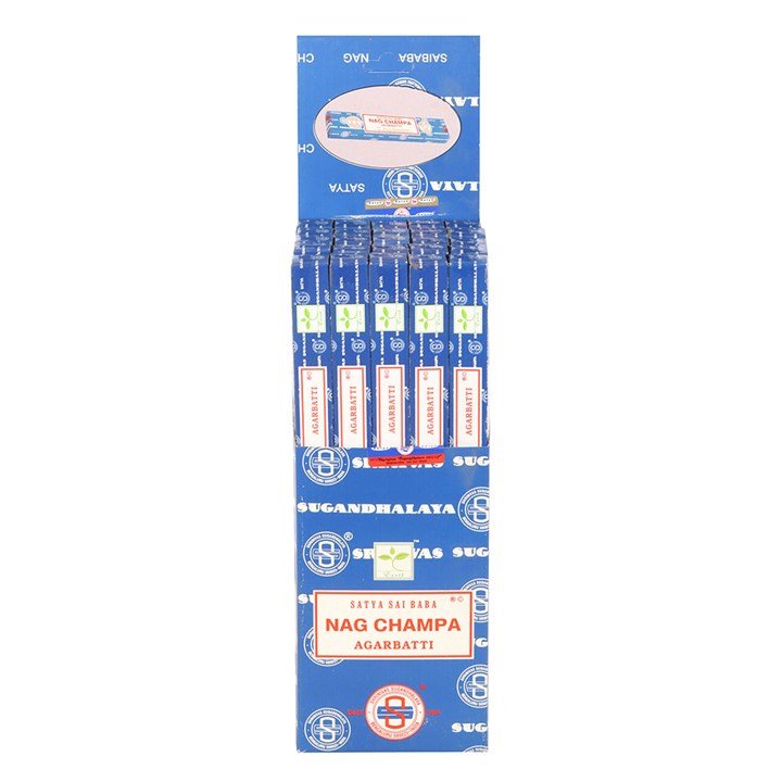 25 Packs of 10g Nag Champa Natural Incense by Satya