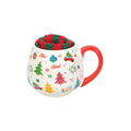 Nostalgic Christmas Print Mug and Socks Set