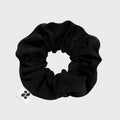 Upcycled Vegan Scrunchie Black