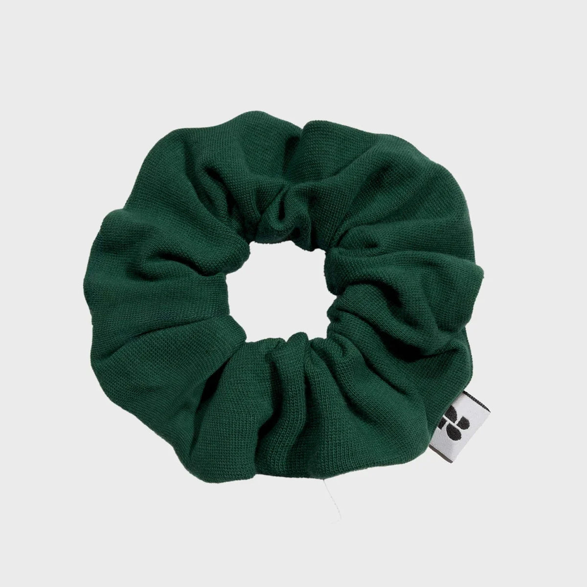 Upcycled Vegan Scrunchie Green