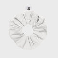 Upcycled Vegan Scrunchie White